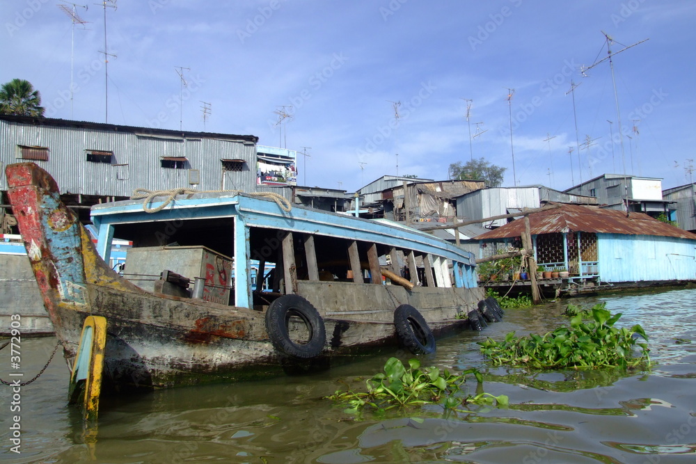 Bateau traditionnel, Delta du Mekong