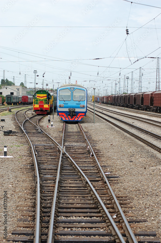 Modern Locomotives and carriages