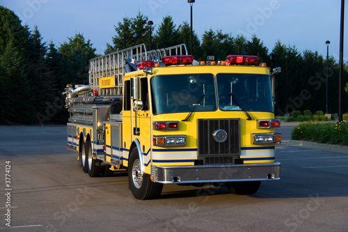 Ladder Truck front View