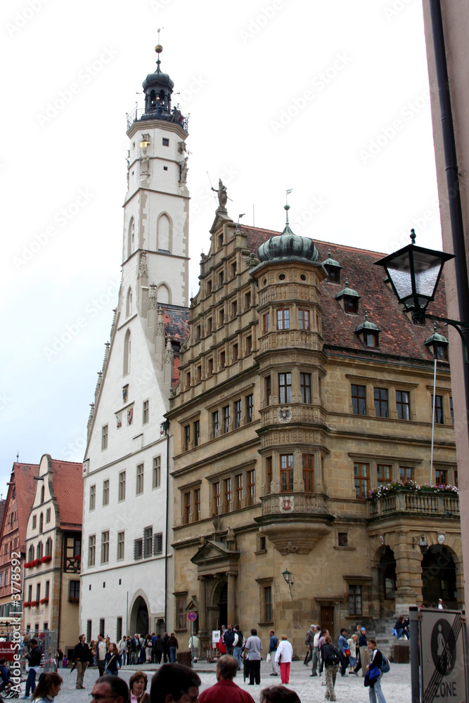 Town Square, Rothenburg ob der Tauber, medieval old town