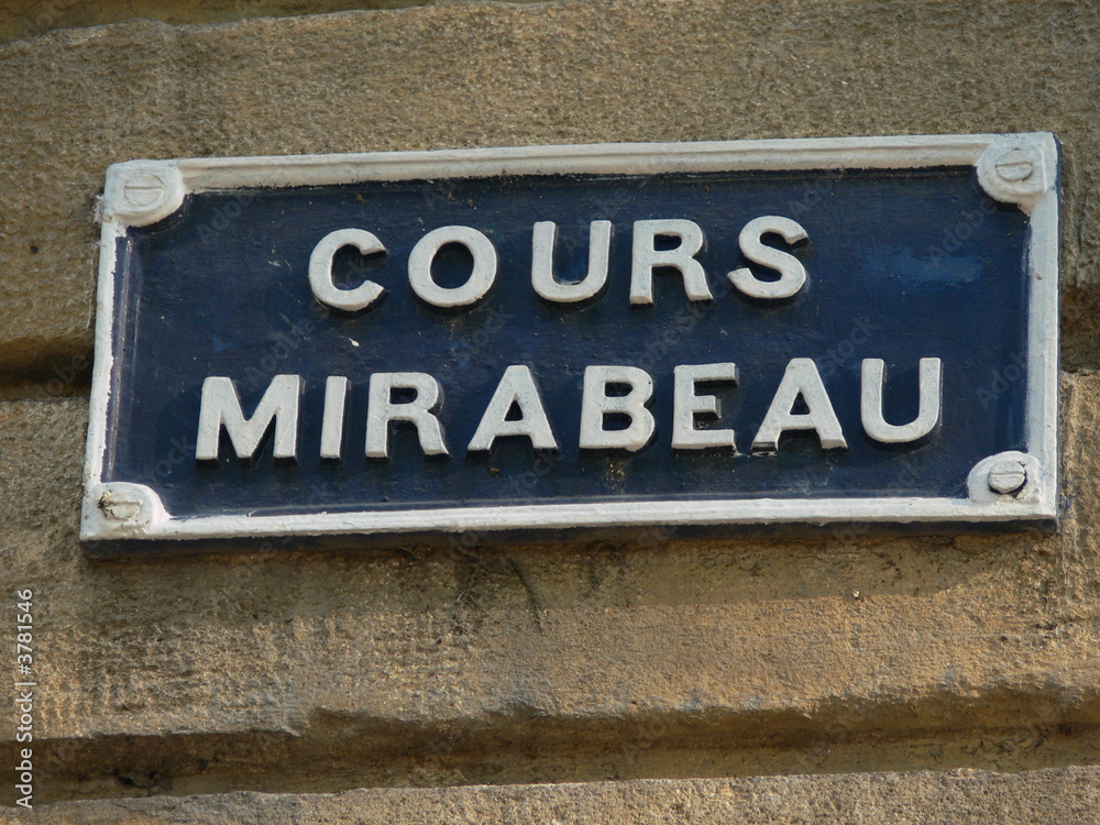 Obraz premium Cours Mirabeau