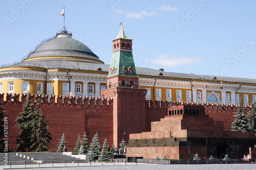 Kremlin and Lenin`s tomb, Red Square, Moscow