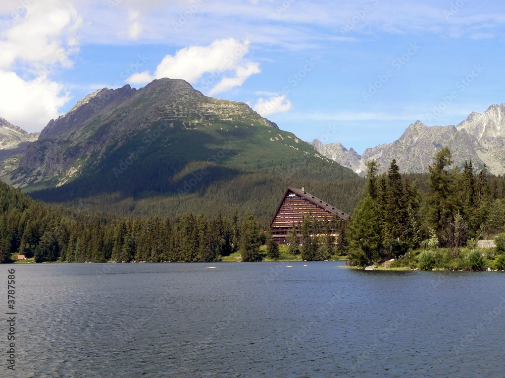 Fototapeta premium Hotel in The High Tatras