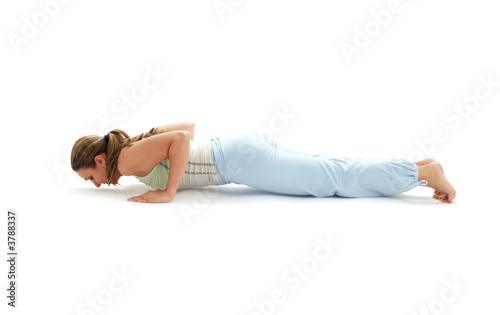 chaturanga dandasana four-limbed staff pose photo