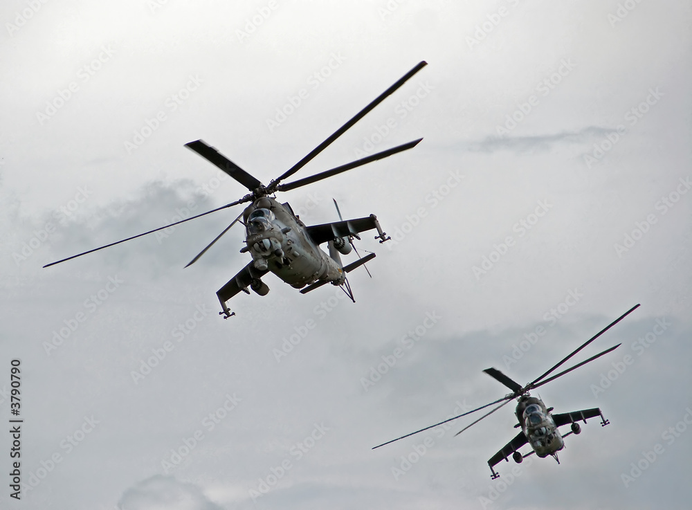 Fototapeta premium helicopters