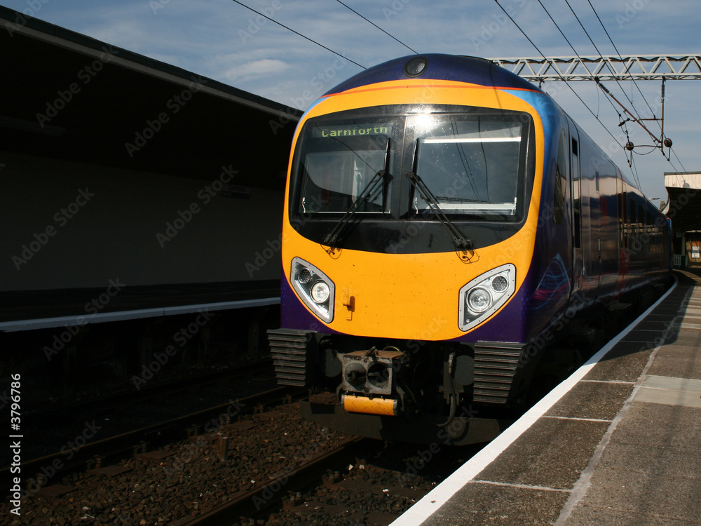Fototapeta premium modern diesel train