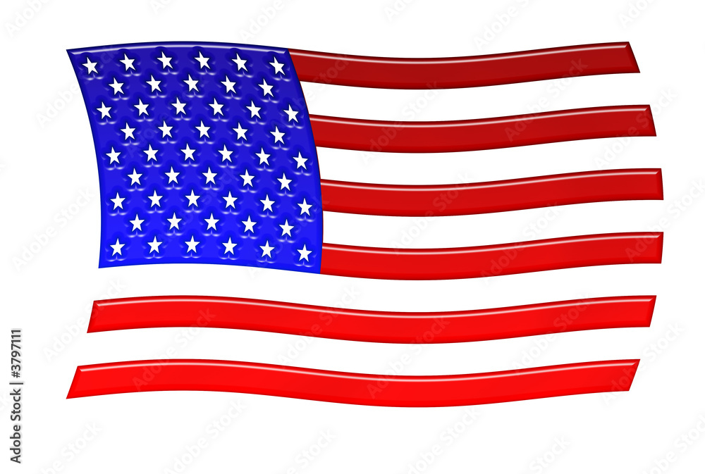 Fototapeta premium Bandiera Americana