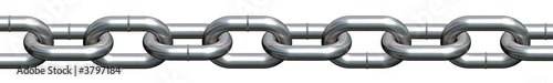 Side view of a straight chain photo