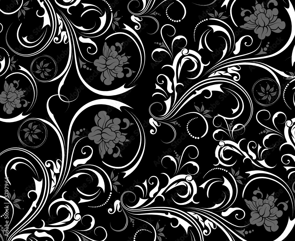 Abstract floral pattern, element for design, vector illustration