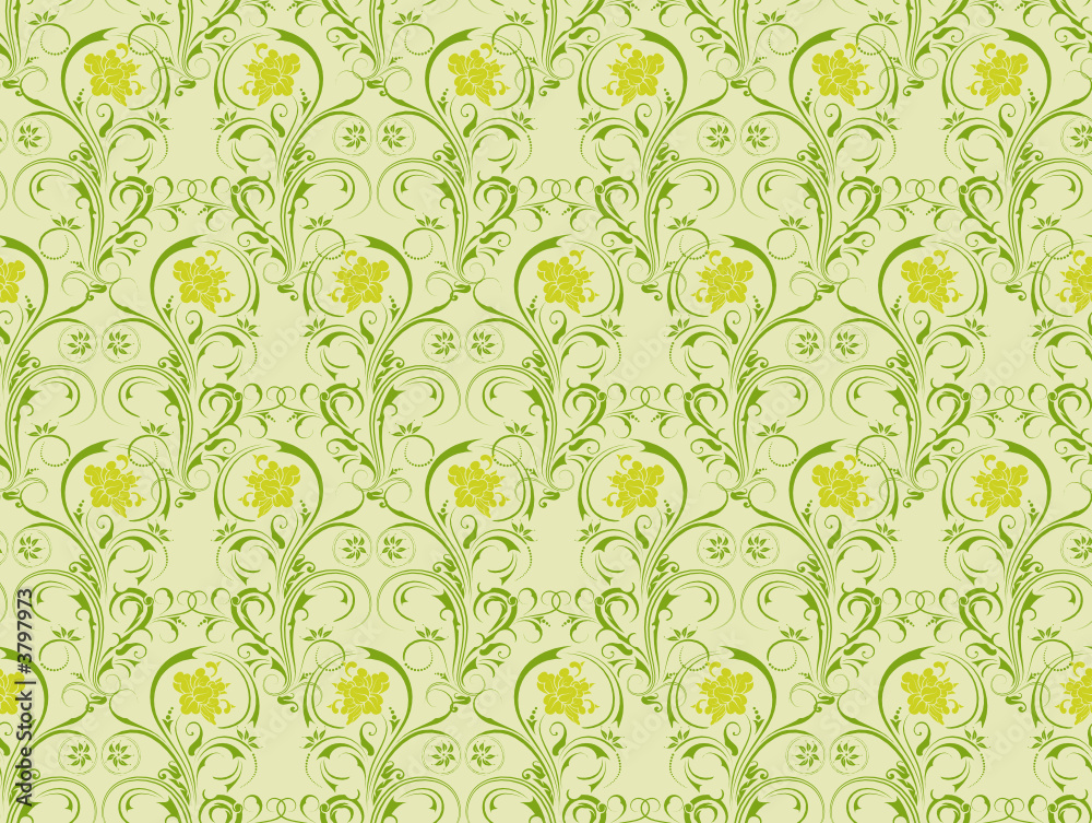 Floral seamless pattern, vector illustration