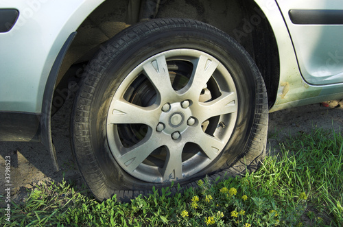 tyre,punctured on speed