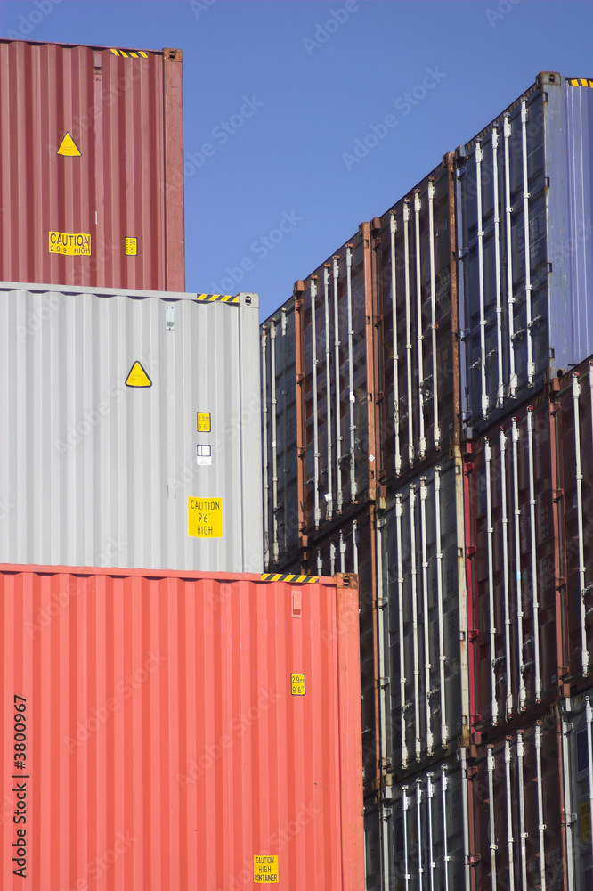 Fototapeta premium Containerstapel