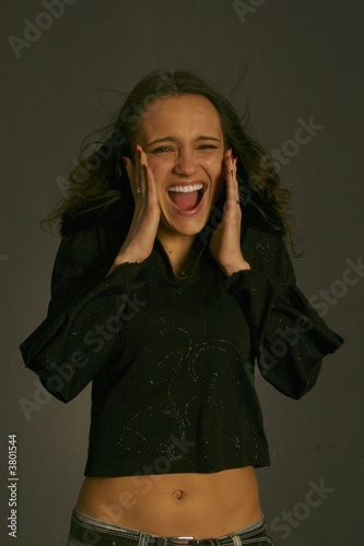 Screaming girl