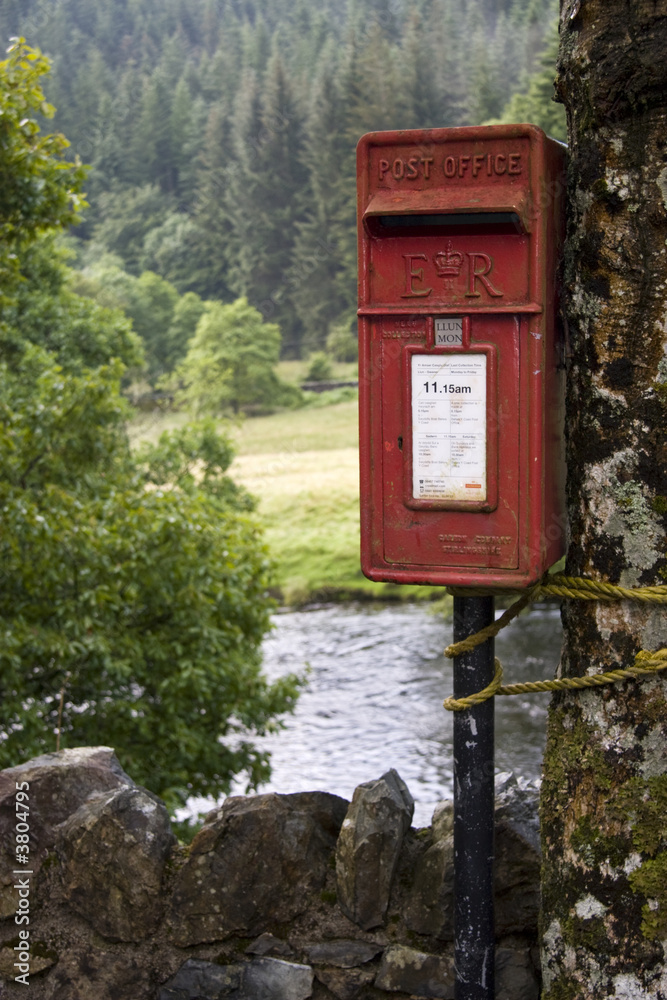 Red Royal Mail Post box Red Royal Mail Post box