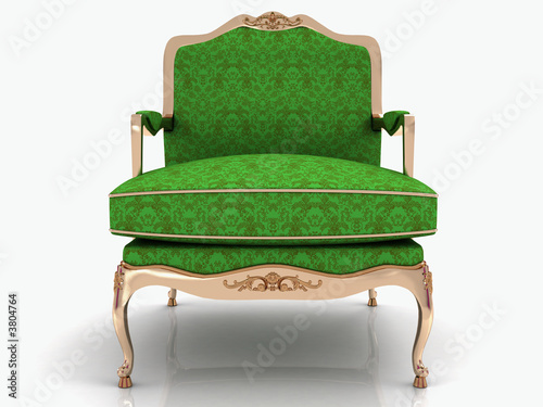 3d glamour armchair