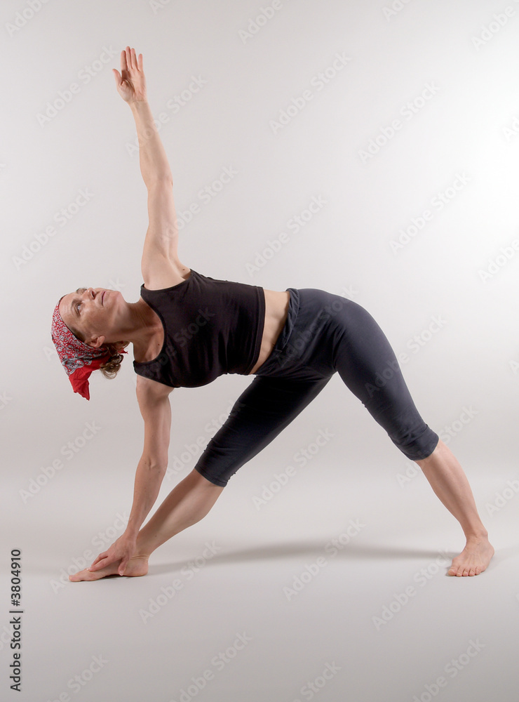 Yoga einfaches Dreieck