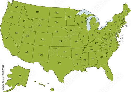 US Political Map
