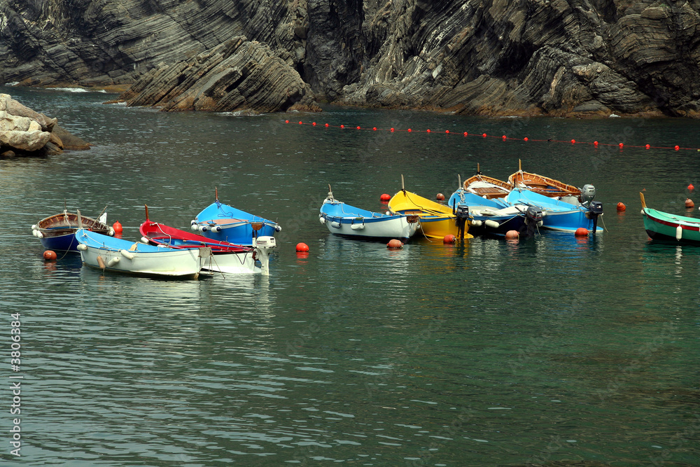 Fototapeta premium Colorful boats