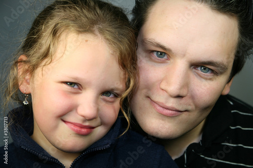 Konstfotografi Sohn und Tochter