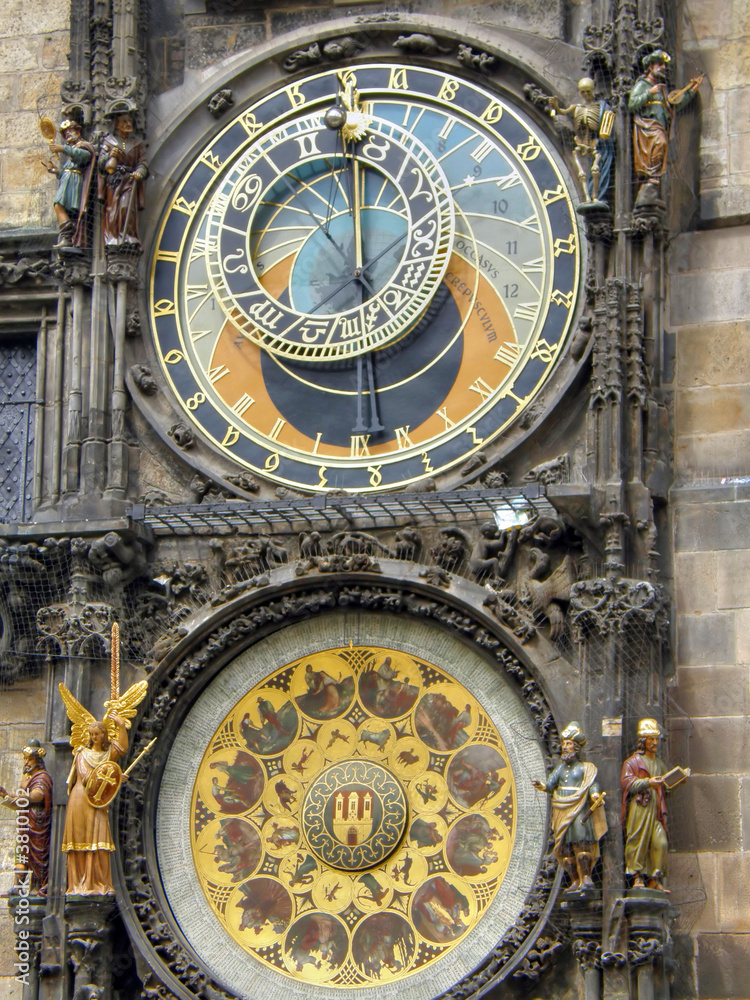 Ancient watches. Prague.