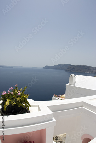 santorini house villa patio view incredible greek islands