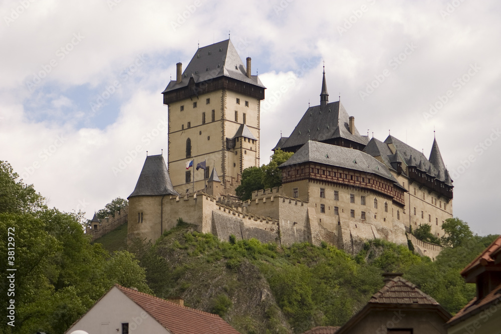 Karlstein Castle in Bohemia