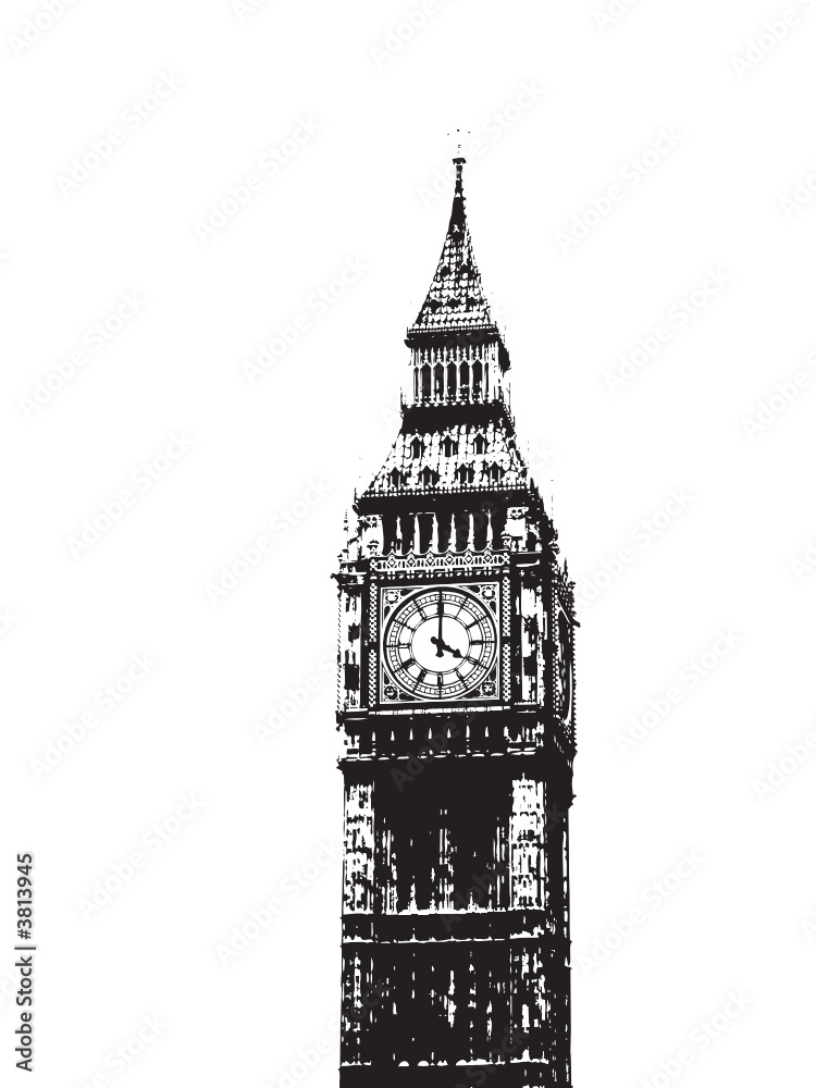 Naklejka premium big ben