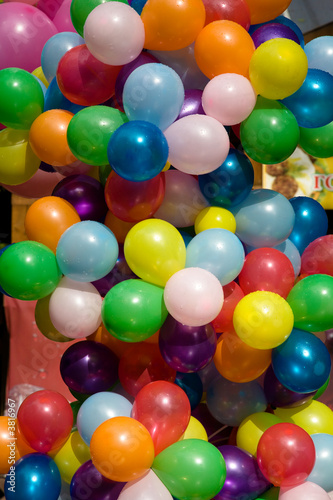 Colourful air balloons. Air baloons festival, Novosibirsk