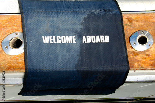 nautical welcome mat photo