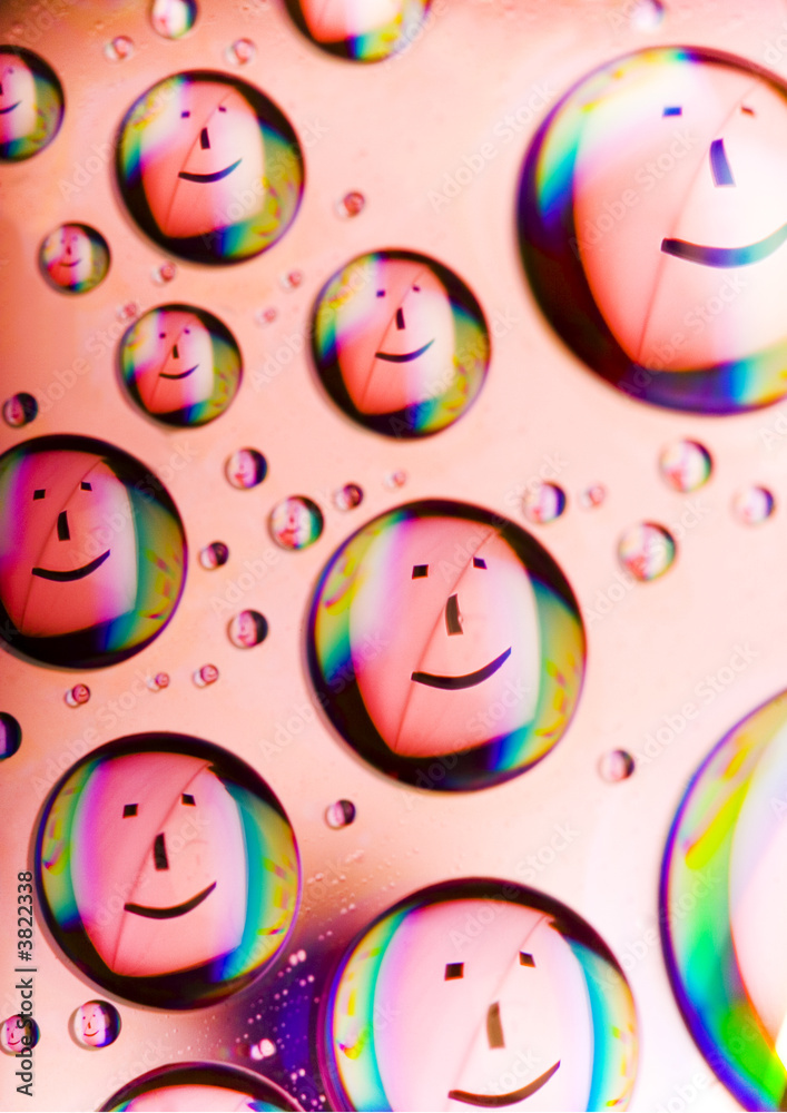 happy water drops