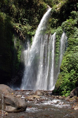 Fototapeta Naklejka Na Ścianę i Meble -  chute d'eau ; Senaru; Lombok