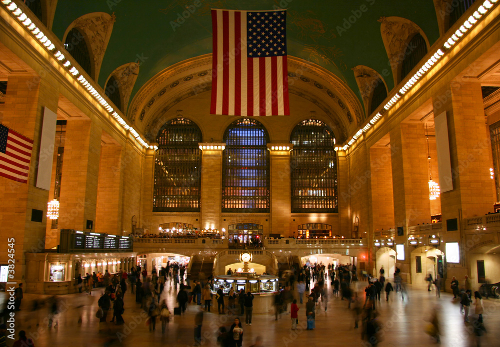 Fototapeta premium New York Grand Central Station main hall