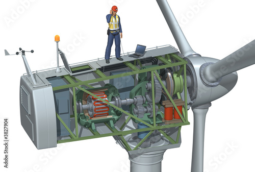 Wind Turbine Cutaway