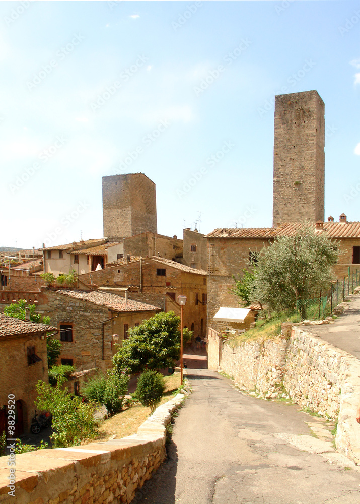  small strees San Gimignano