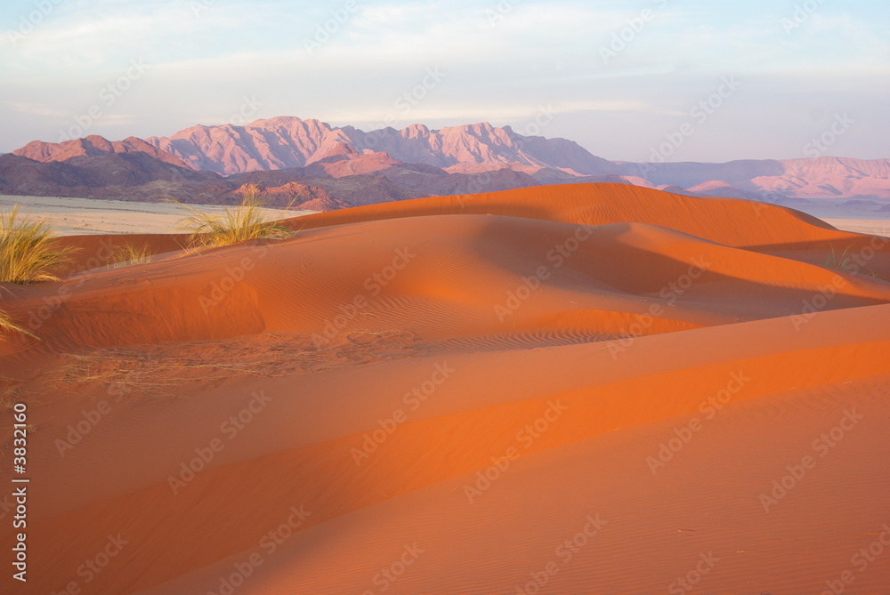 Dunes rouges dans le Désert du Namib - Namibie