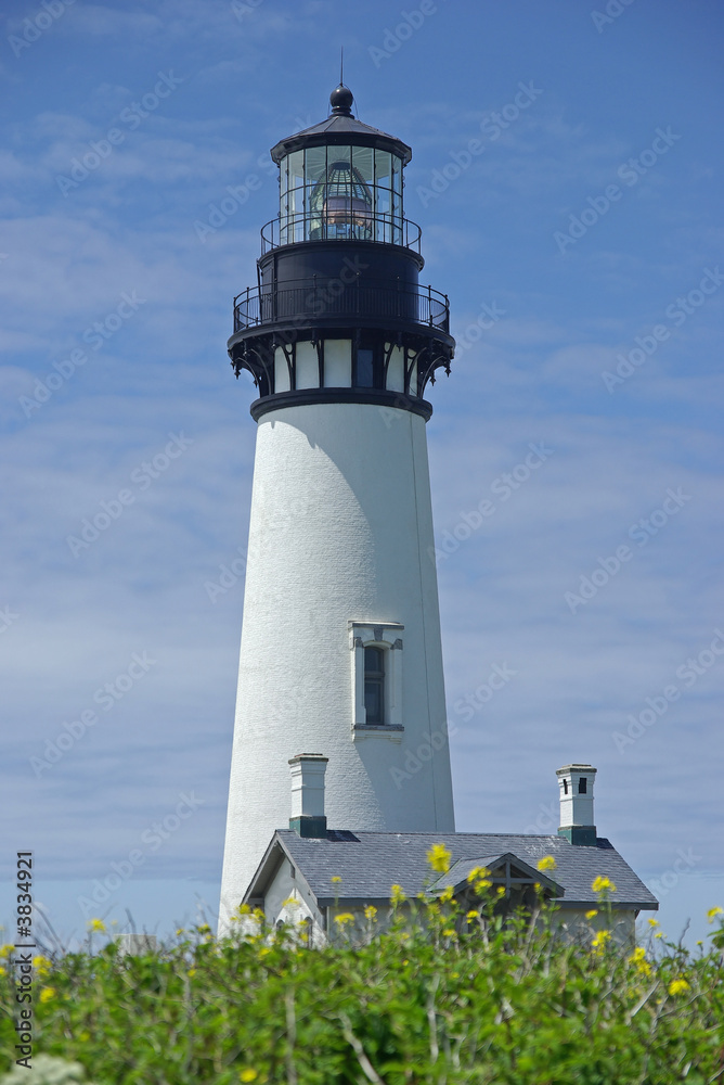 The lighthouse at Yaquina Head in Oregon.