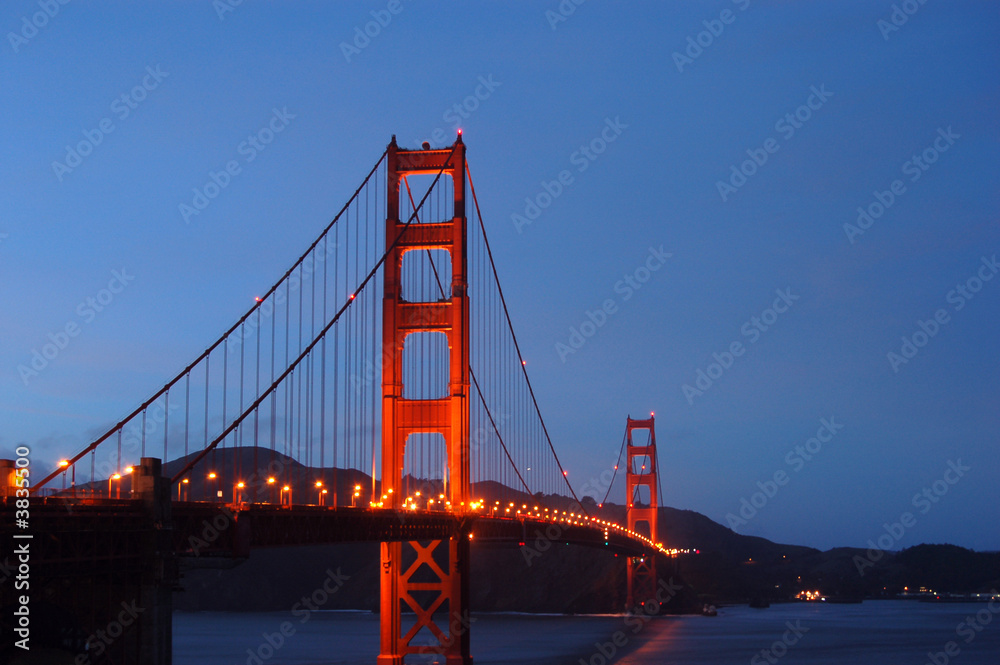 Fototapeta premium Golden Gate Bridge, San Francisco, California 