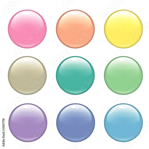 Glossy web buttons