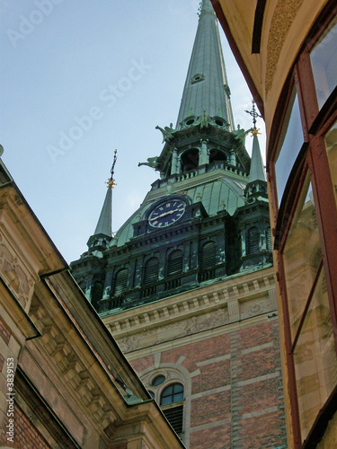Photography An image of a church in the swedish capital of stockholm