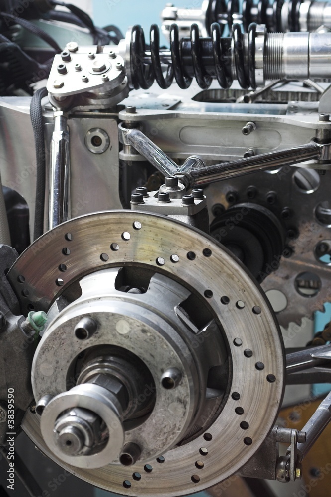 Racing car Chassis Detail Racing car Chassis Detail