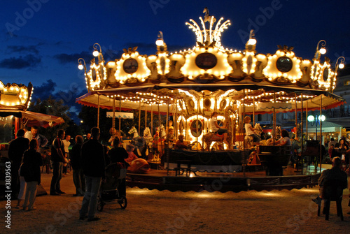 manège carrousel 1900 photo