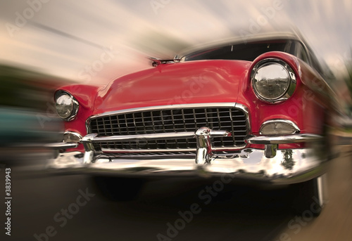 Red Car In Motion © SNEHIT PHOTO