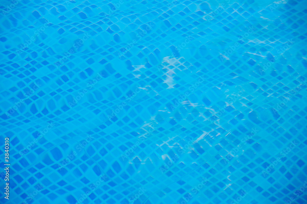 Refreshing water of swimming pool in summer Refreshing water of swimming pool in summer