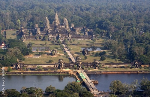 Angkor Wat bird's eye view 