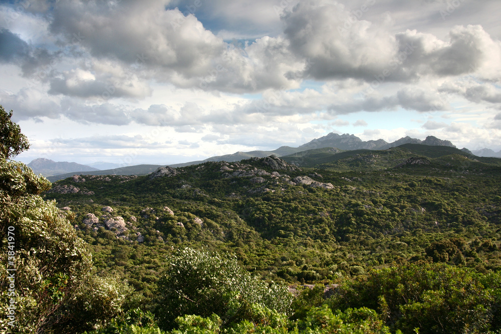 Sardinian Mountain Landscape