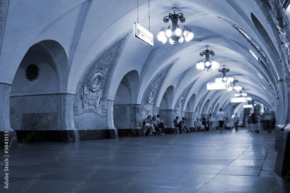 Fototapeta premium Subway. Underground station