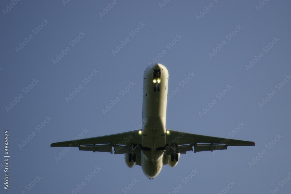 Obraz premium Avion à l'atterissage