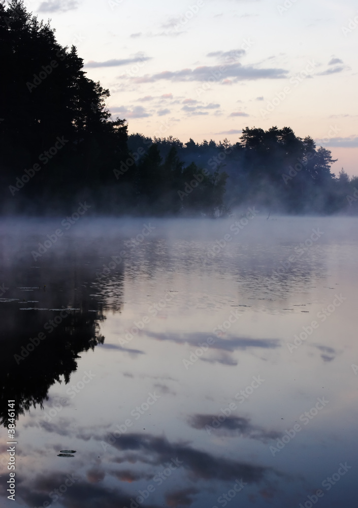 Morning on lake Morning on lake