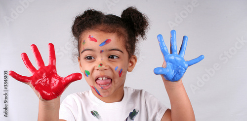 Photos close up of a young toddler girls brown eyes