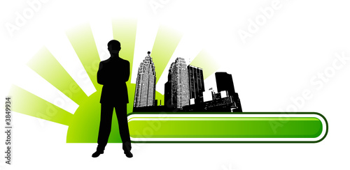 Business Man label
